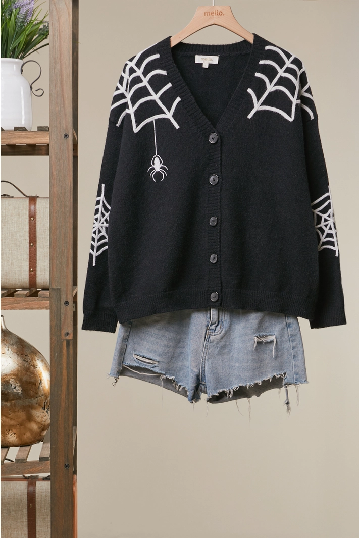 Spider Web Cardigan