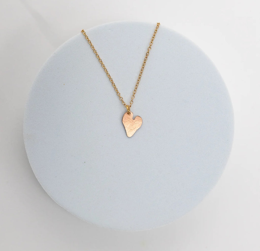 Mend on the Move Amore Copper Heart Gold Plated Necklace