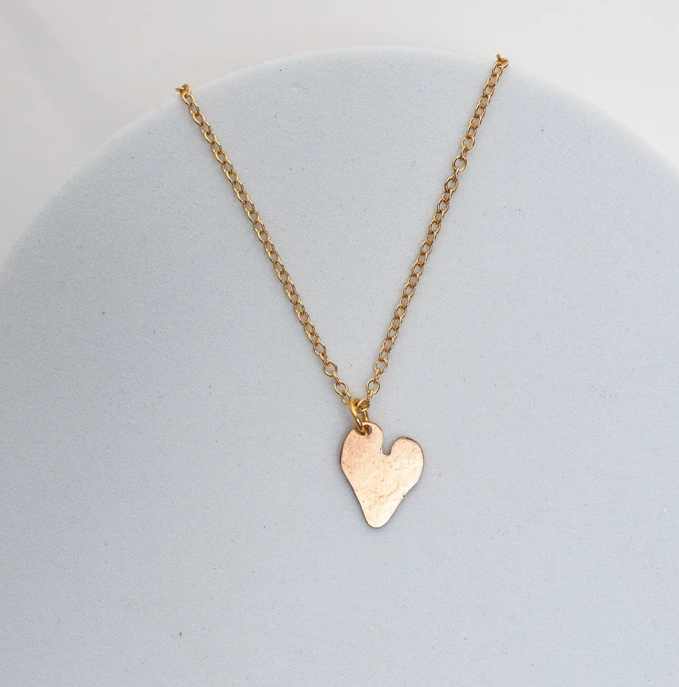 Mend on the Move Amore Copper Heart Gold Plated Necklace