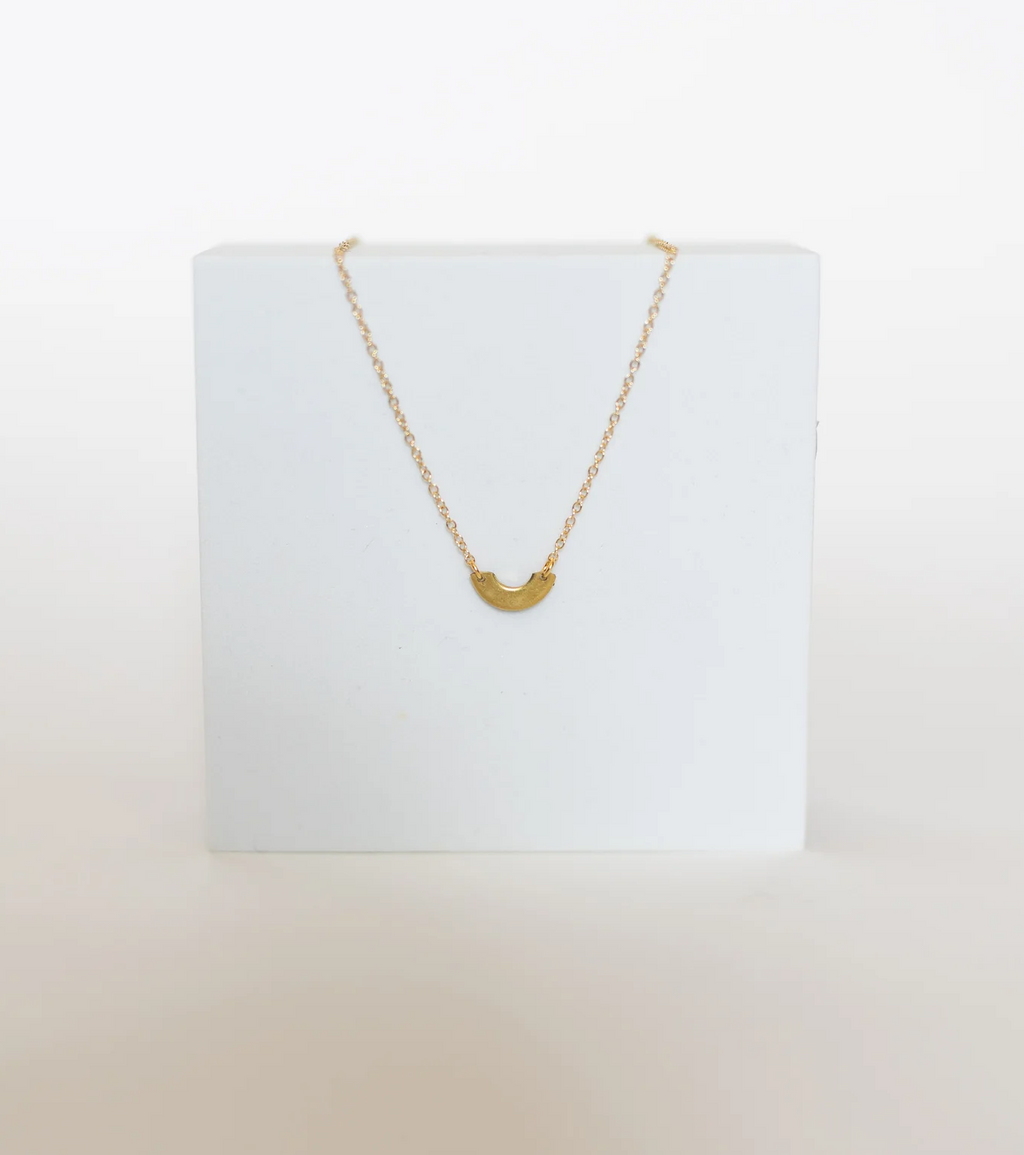 Mend on the Move Poured Out Gold Plated Necklace