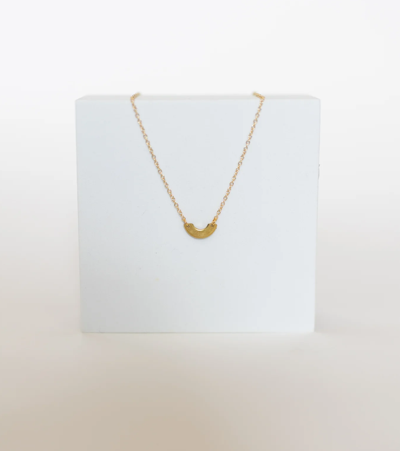 Mend on the Move Poured Out Gold Plated Necklace