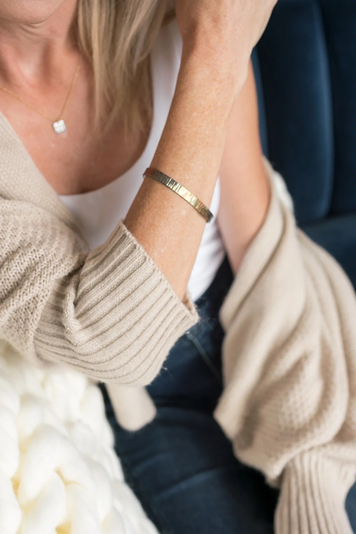 Refined Through Fire Cuff Bracelet