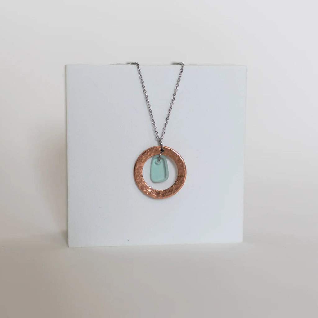 Mend on the Move Restored Copper & Glass Necklace