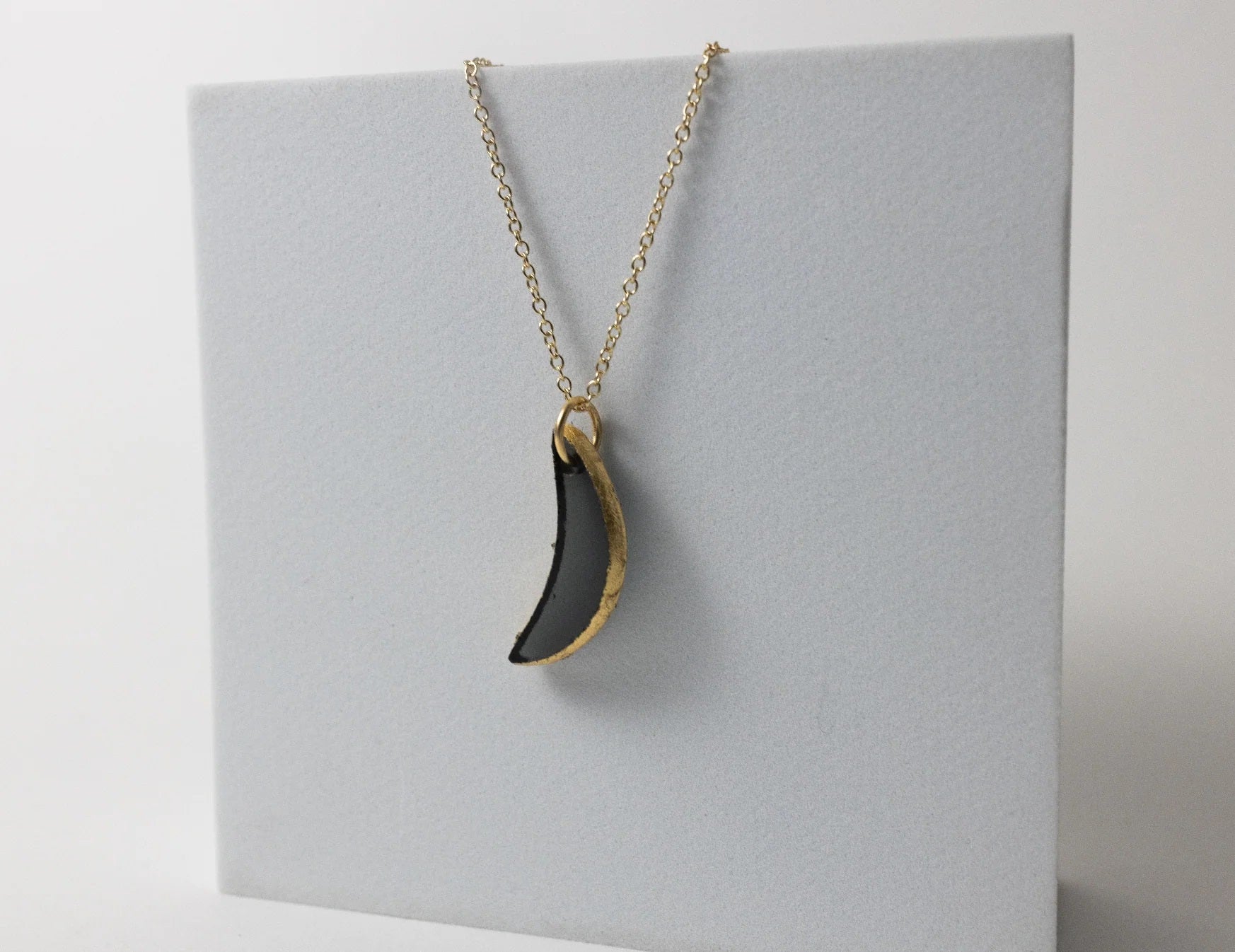 See Me Through Black Glass Necklace