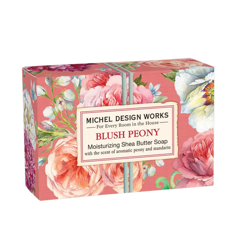 Michel Design Works' Boxed Bar Soap Blush Peony