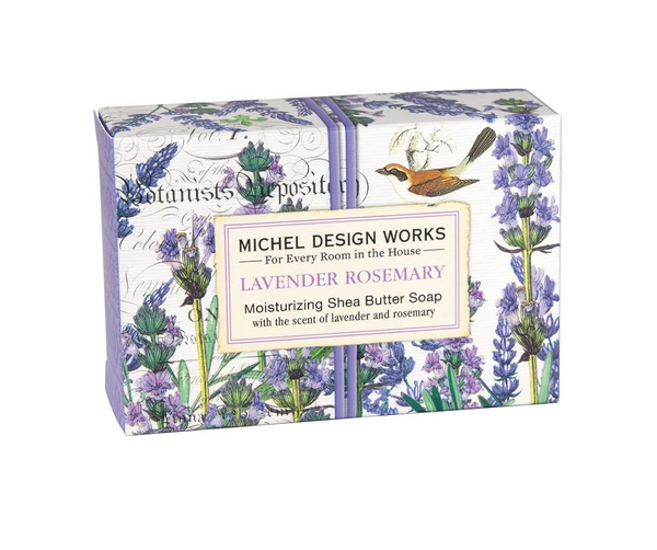 Michel Design Works' Boxed Bar Soap Lavender Rosemary