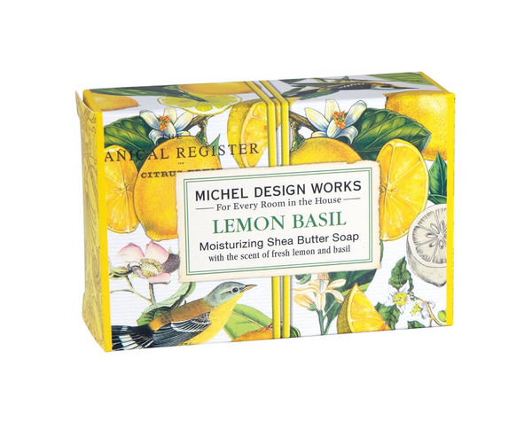 Michel Design Works' Boxed Bar Soap  Lemon Basil