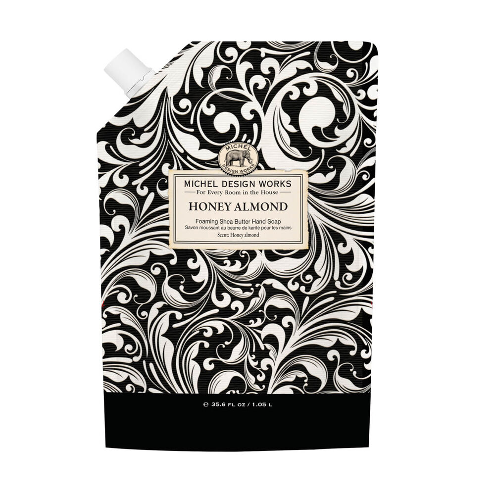 Michel Design Works' Foaming Hand Soap Refill Pouch Honey Almond