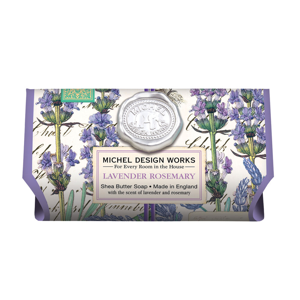 Michel Design Work's Large Bath Soap Bar Lavender Rosemary