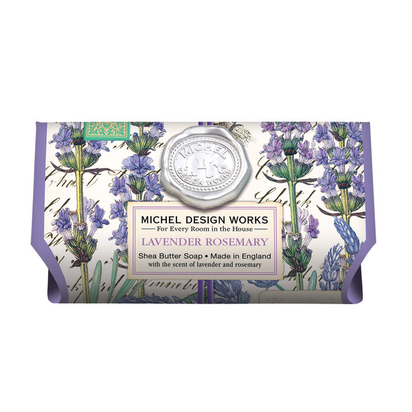 Michel Design Work's Large Bath Soap Bar Lavender Rosemary