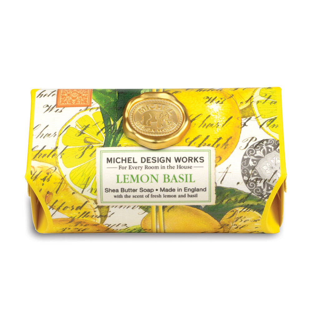 Michel Design Work's Large Bath Soap Bar Lemon Basil