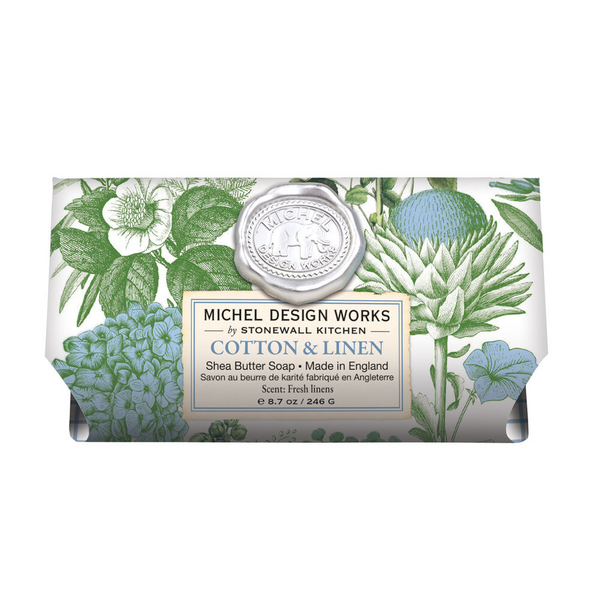 Michel Design Work's Large Bath Soap Bar Cotton Linen