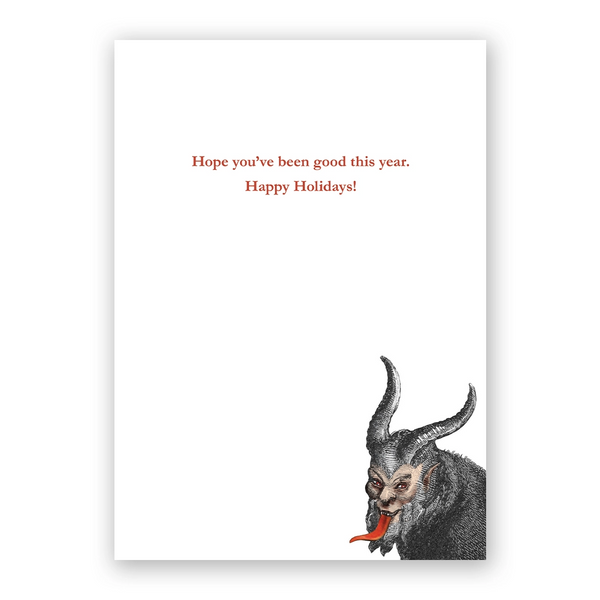 Krampus Christmas Card