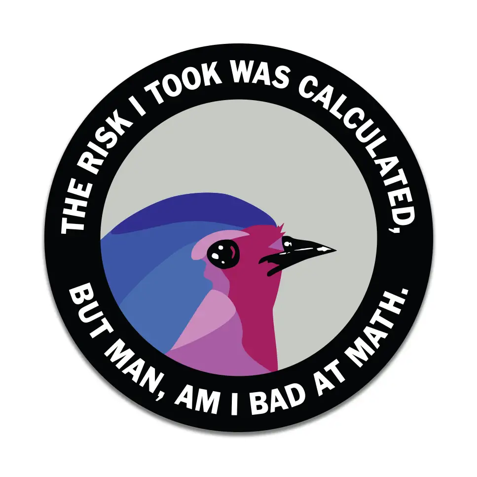 The Mincing Mockingbird Vinyl Stickers / Click for Selection