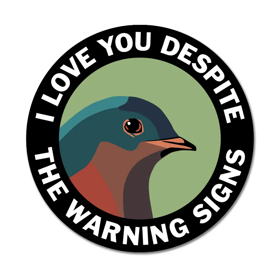 The Mincing Mockingbird Vinyl Stickers / Click for Selection