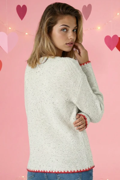 Heart Patch Sweater