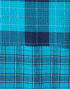 Habitat's Mixed Plaid Pocket Shirt Capri Swatch