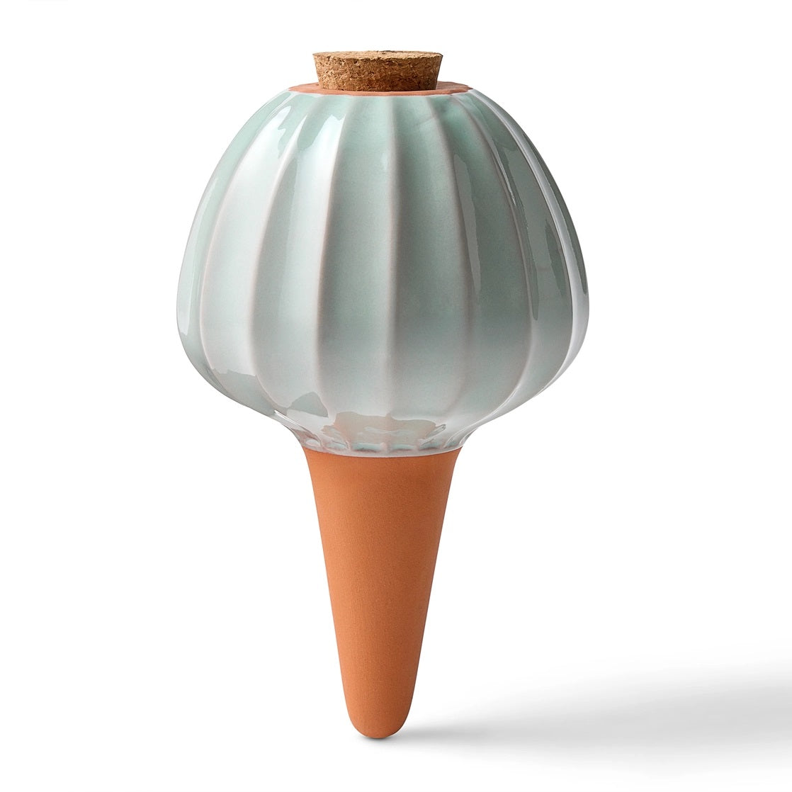 Modern Sprout's Terracotta Watering Bulb in Sage