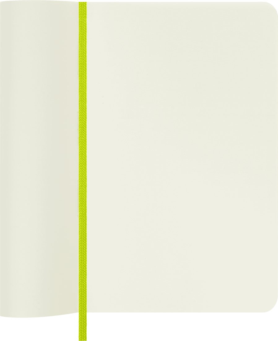 Pocket Sized Ruled Notebook in Lemon Green