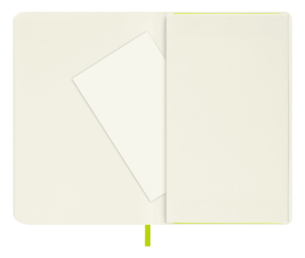 Pocket Sized Ruled Notebook in Lemon Green