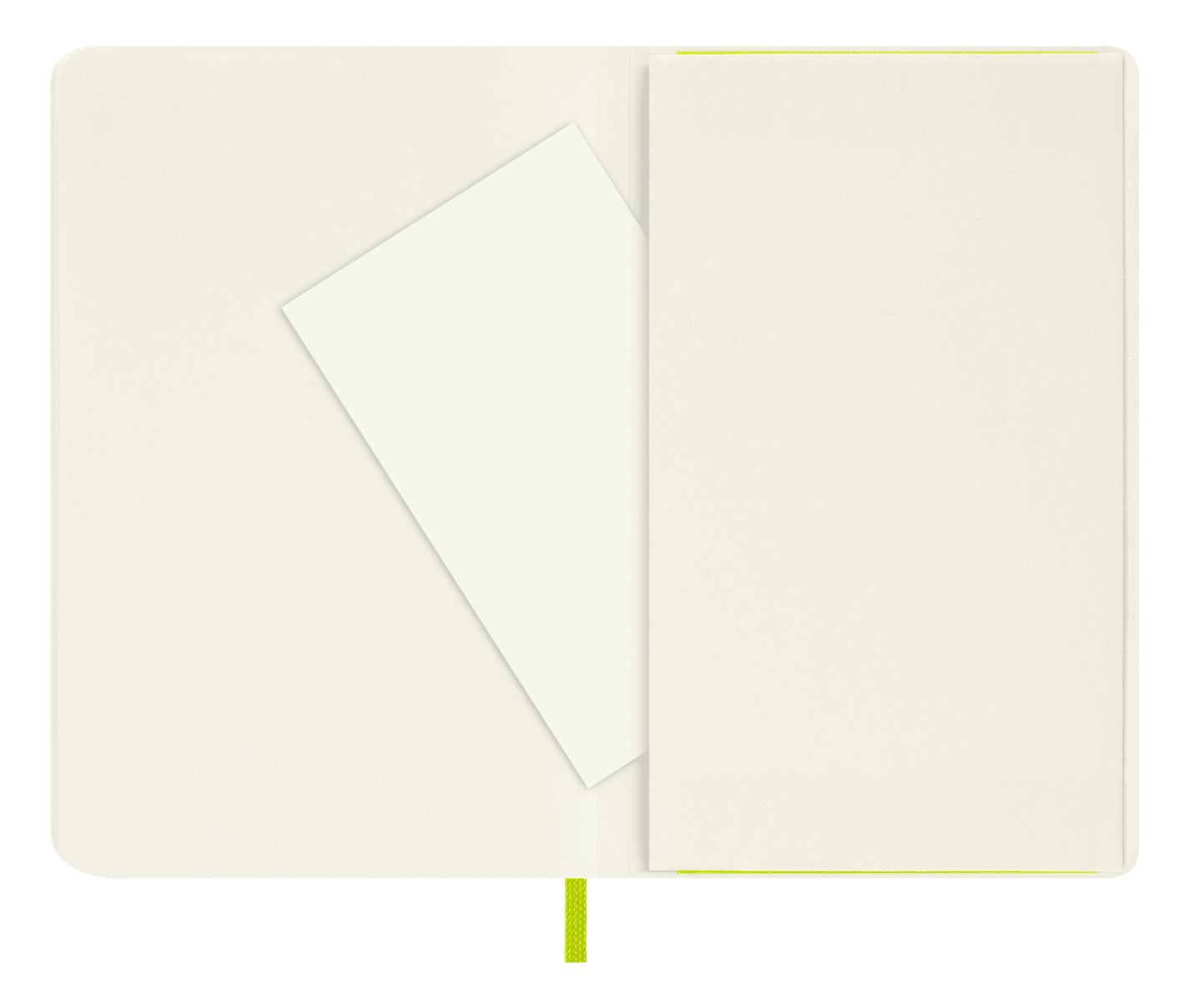Pocket Sized Ruled Notebook in Lemon Green