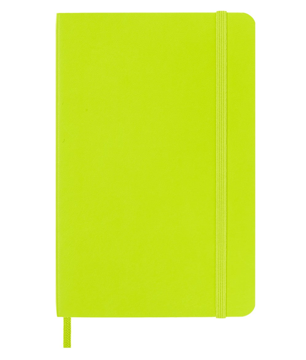 Pocket Sized Ruled Notebook in Lemon Green