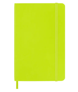 Pocket Sized Ruled Notebook in Lemon Green