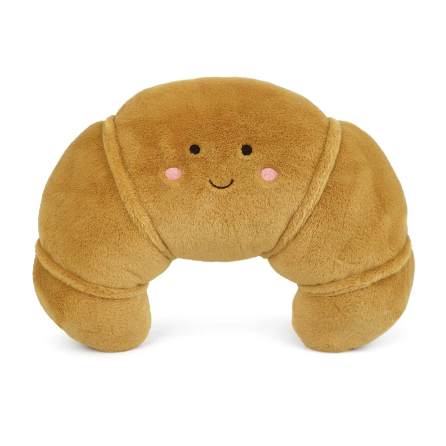 Mon Ami Croissant Plush Accent Pillow