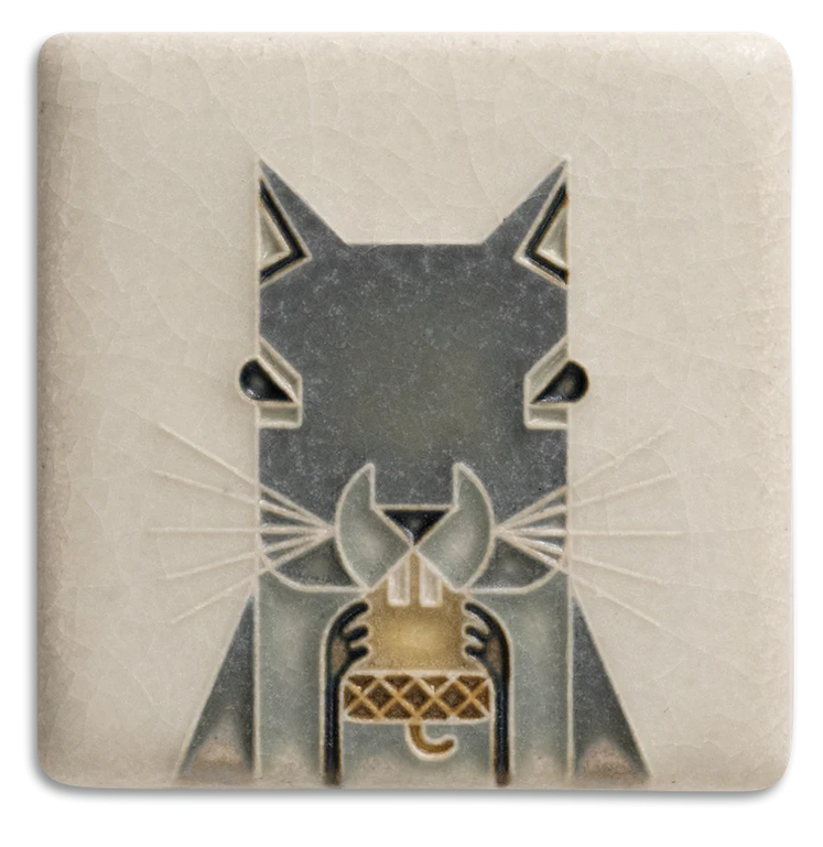 Charley Harper 3x3 Squirrel Art Tile