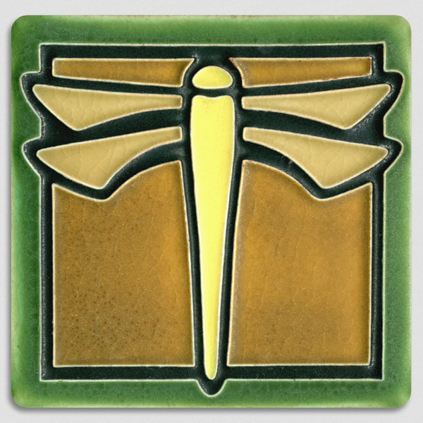 4x4 Dragonfly Art Tile