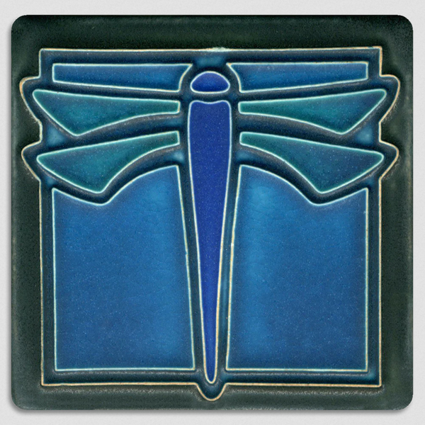 4x4 Dragonfly Art Tile