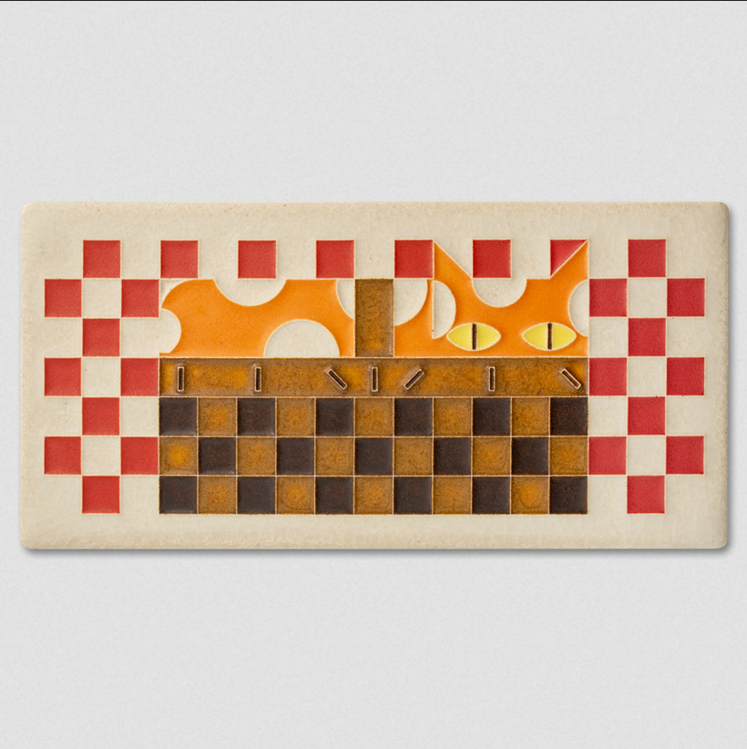 Motawi 4x8 Baskit Art Tile