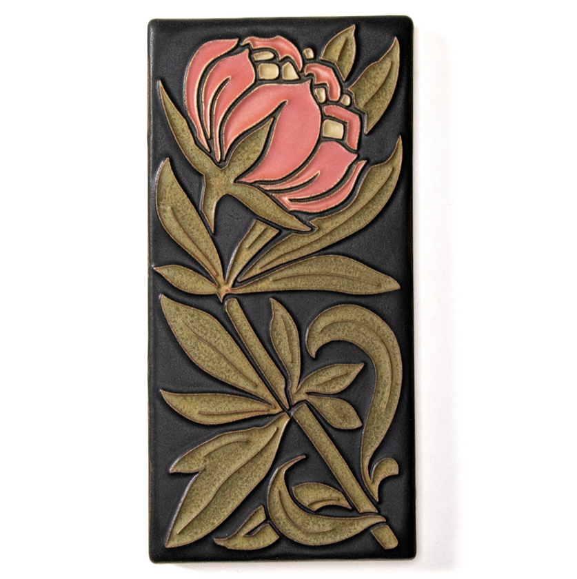 4x8 Peony Art Tile