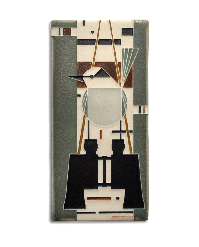 Motawi Charley Harper 4x8 Who's Watching Whom? Art Tile