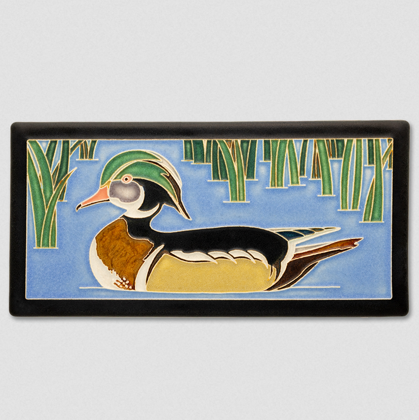 4x8 Wood Duck Art Tile