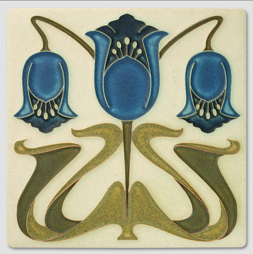 Motawi 6X6 Coronet Art Tile