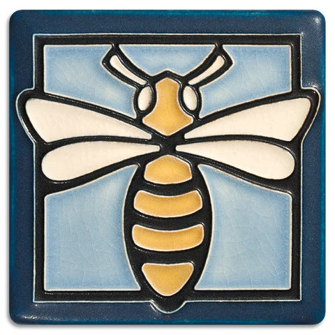 4x4 Bee Art Tile