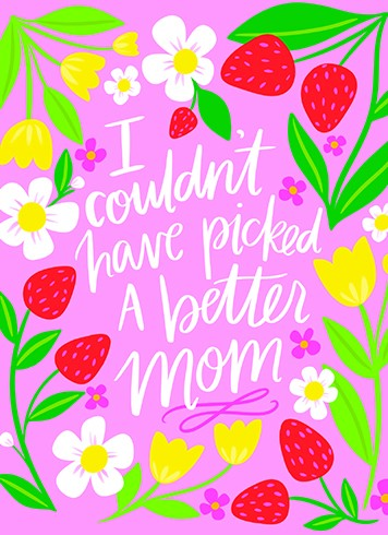 Picked Mother's Day Card
