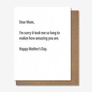 Amazing Mom Mother's Day Card