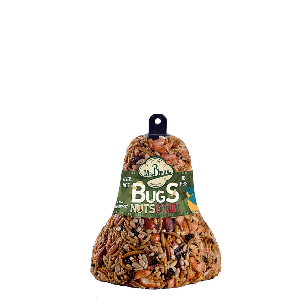 Mr. Bird's Bugs, Nuts &amp; Fruit Bird Seed Bell