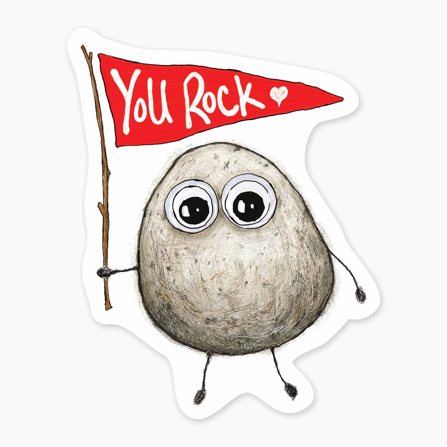 You Rock Vinyl Sticker