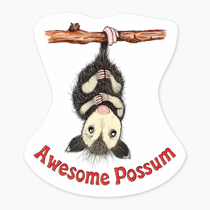 Awesome Possum Sticker