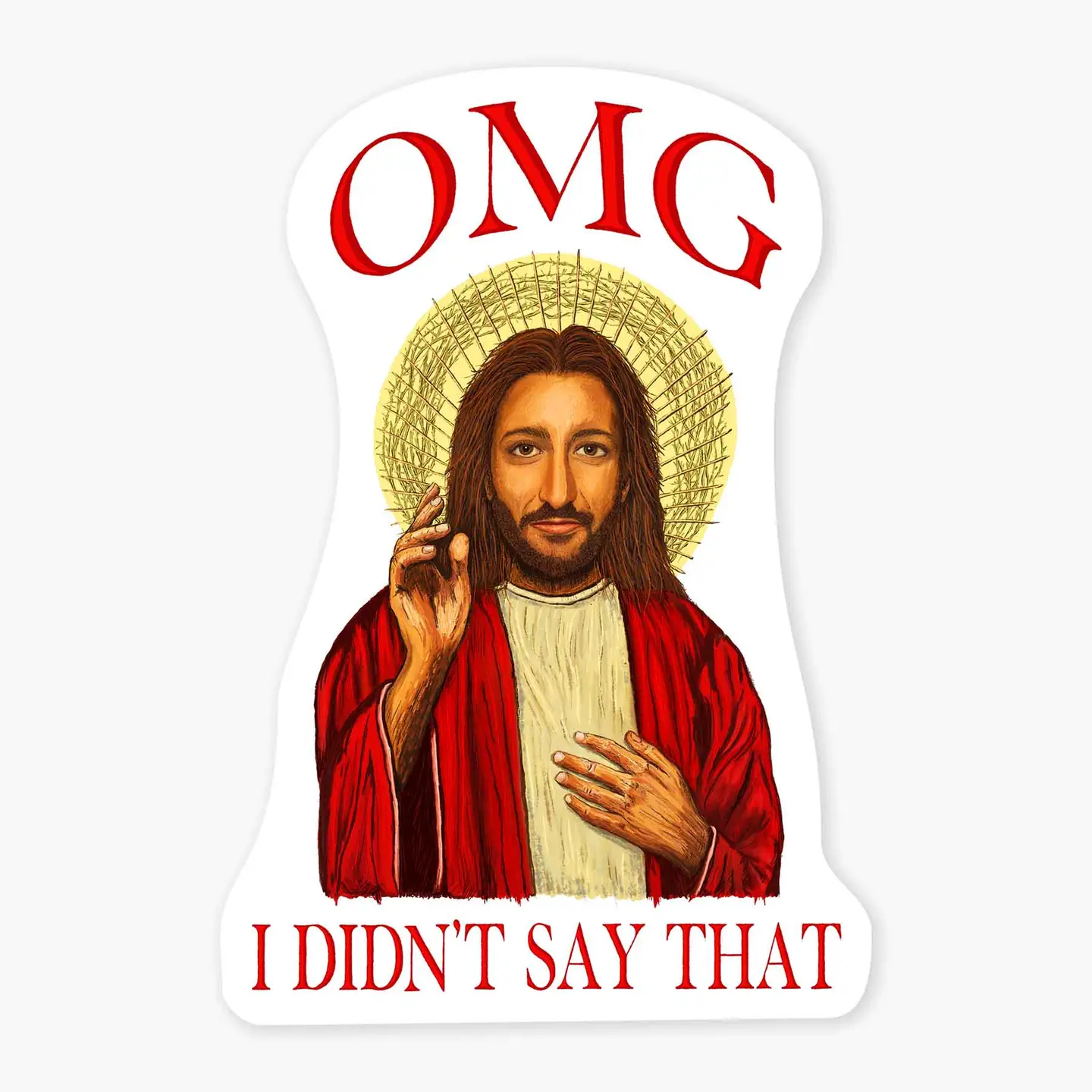 Jesus OMG Sticker