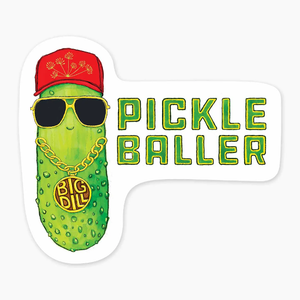 Pickle Baller Sticker