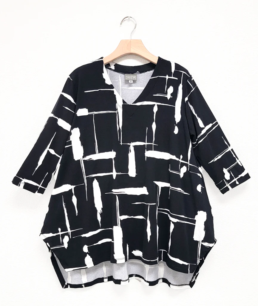 Niche's Mae Tunic in Shadow Jersey