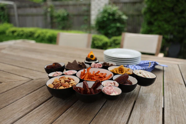 Nora Fleming Black & White Bubble Bowl