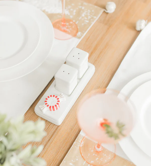 Nora Fleming Pinstripes Salt & Pepper Shaker