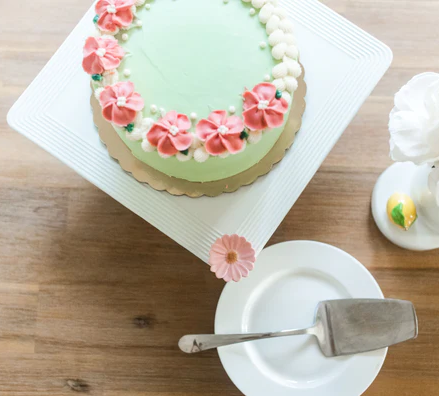 480 × 480px  Nora Fleming Pinstriped Square Cake Pedestal Stand