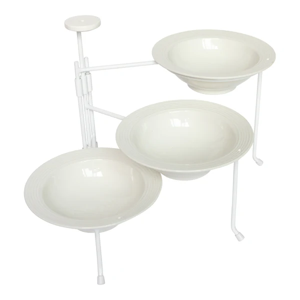Nora Fleming Triple Tier Stand Round