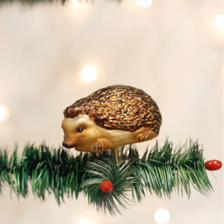 Clip-on Hedgehog Ornament